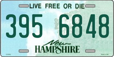 NH license plate 3956848