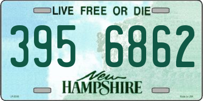 NH license plate 3956862