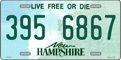 NH license plate 3956867