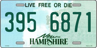 NH license plate 3956871