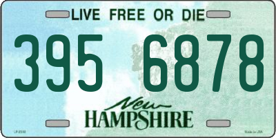 NH license plate 3956878