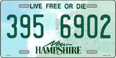 NH license plate 3956902