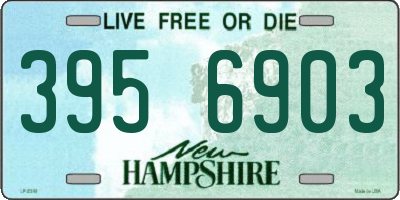 NH license plate 3956903