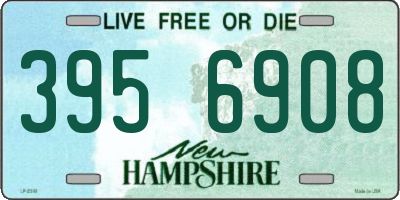 NH license plate 3956908