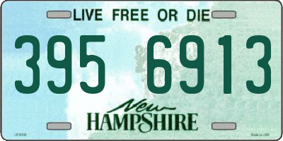 NH license plate 3956913