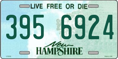 NH license plate 3956924