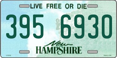 NH license plate 3956930