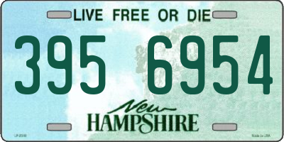 NH license plate 3956954