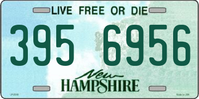 NH license plate 3956956