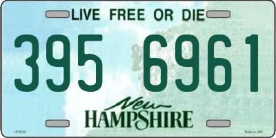 NH license plate 3956961