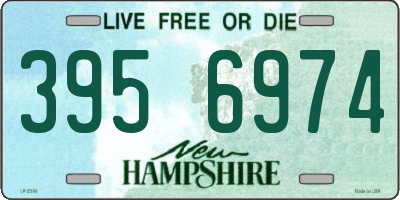 NH license plate 3956974