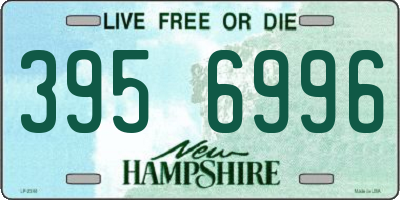 NH license plate 3956996