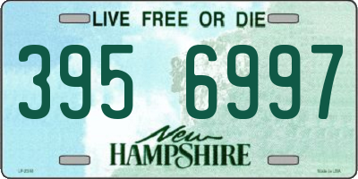 NH license plate 3956997