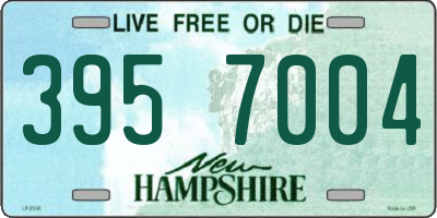 NH license plate 3957004