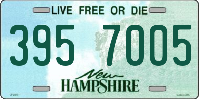 NH license plate 3957005