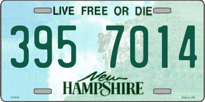 NH license plate 3957014