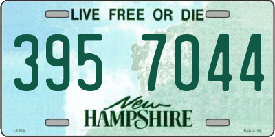 NH license plate 3957044
