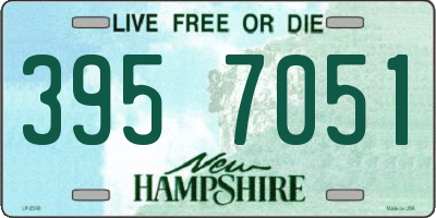 NH license plate 3957051