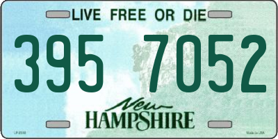 NH license plate 3957052
