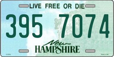 NH license plate 3957074