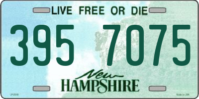 NH license plate 3957075