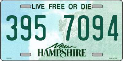 NH license plate 3957094