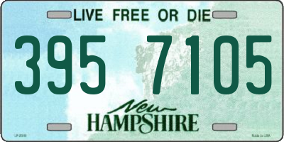 NH license plate 3957105