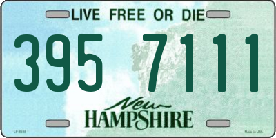 NH license plate 3957111