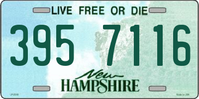 NH license plate 3957116