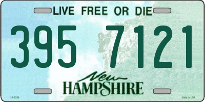 NH license plate 3957121