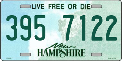 NH license plate 3957122