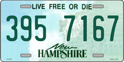 NH license plate 3957167