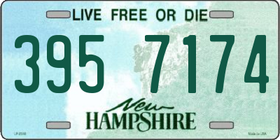 NH license plate 3957174