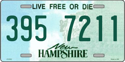 NH license plate 3957211
