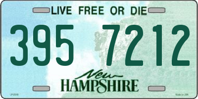 NH license plate 3957212