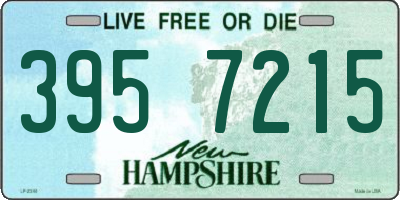 NH license plate 3957215