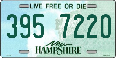 NH license plate 3957220