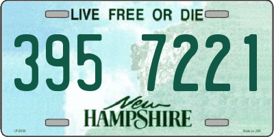 NH license plate 3957221