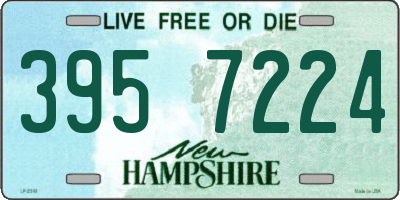 NH license plate 3957224