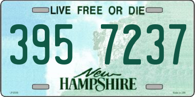 NH license plate 3957237