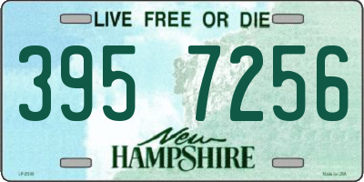 NH license plate 3957256