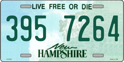 NH license plate 3957264