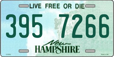 NH license plate 3957266