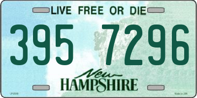 NH license plate 3957296