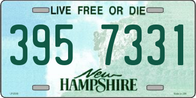 NH license plate 3957331