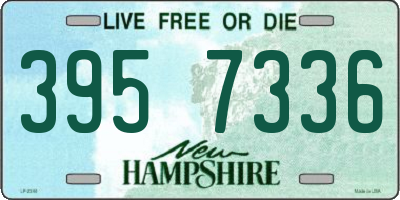 NH license plate 3957336