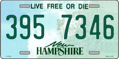 NH license plate 3957346