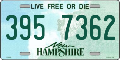 NH license plate 3957362
