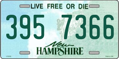 NH license plate 3957366