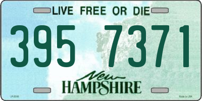 NH license plate 3957371
